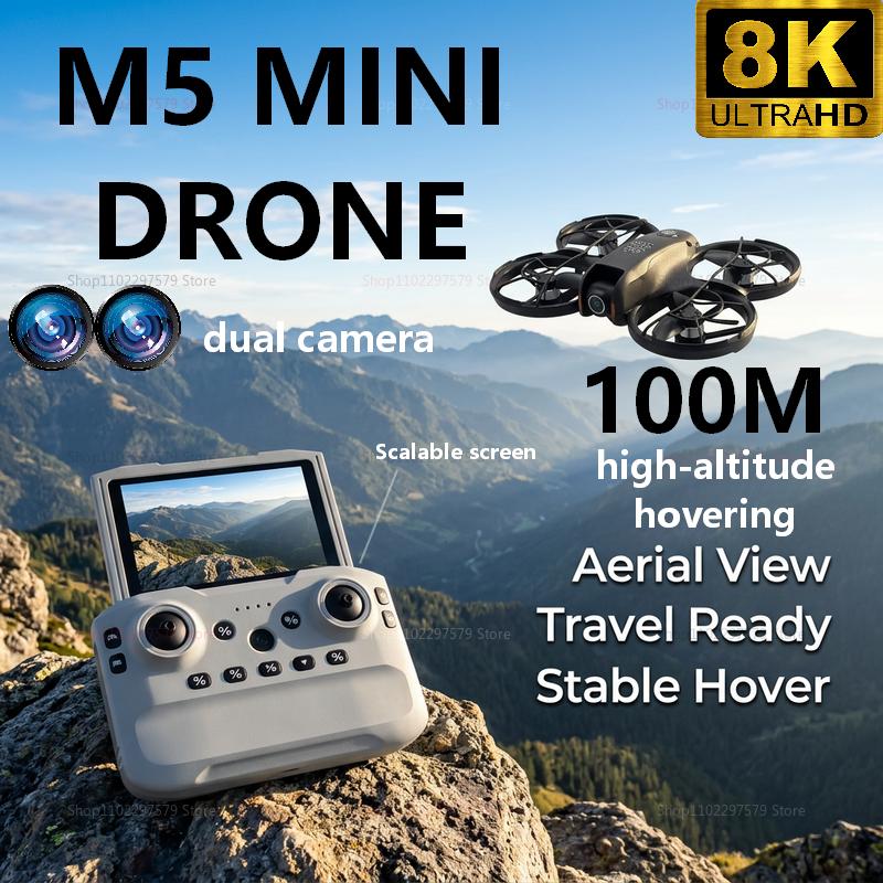Nowy Mini Dron M5 2026 z Kamer – Fpv Drone Charger recenzja i cena