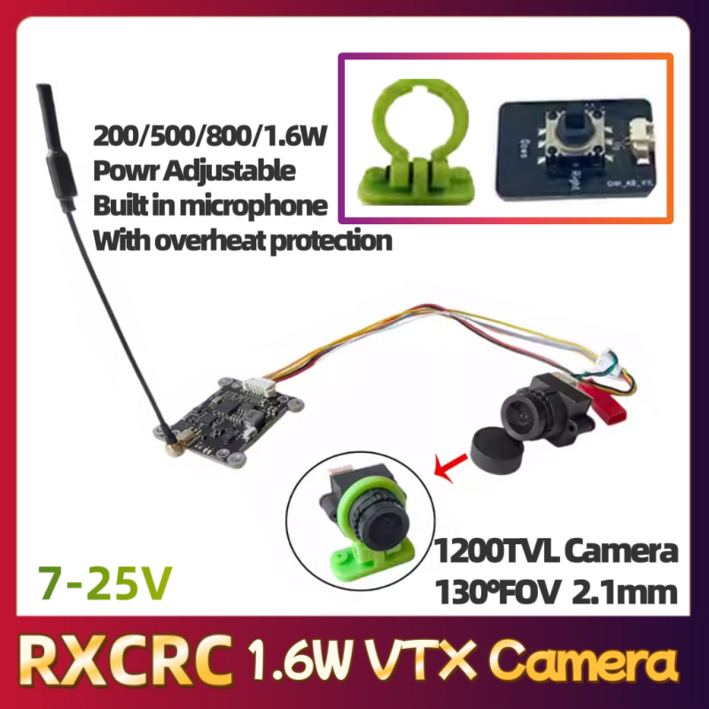 Moduł RXCRC 5.8G 48CH 1.6W VTX – Fpv Drone Camera recenzja i cena